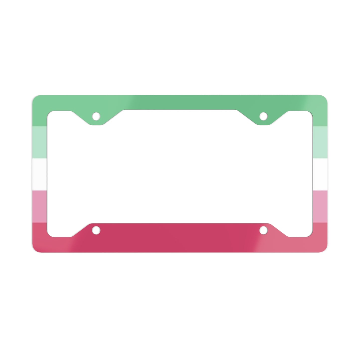 Abrosexual Pride Flag Metal Auto License Plate Frame 12.3" x 6.5" Glossy Abrosexual 12525555953303442695_2048