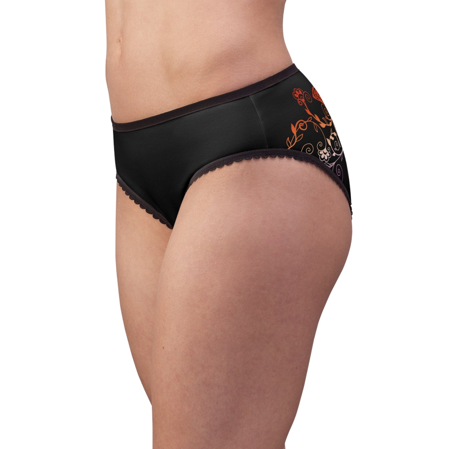 Lesbian Butterfly Women's Bikini Briefs Panty in Black 12616147985747244308_2048