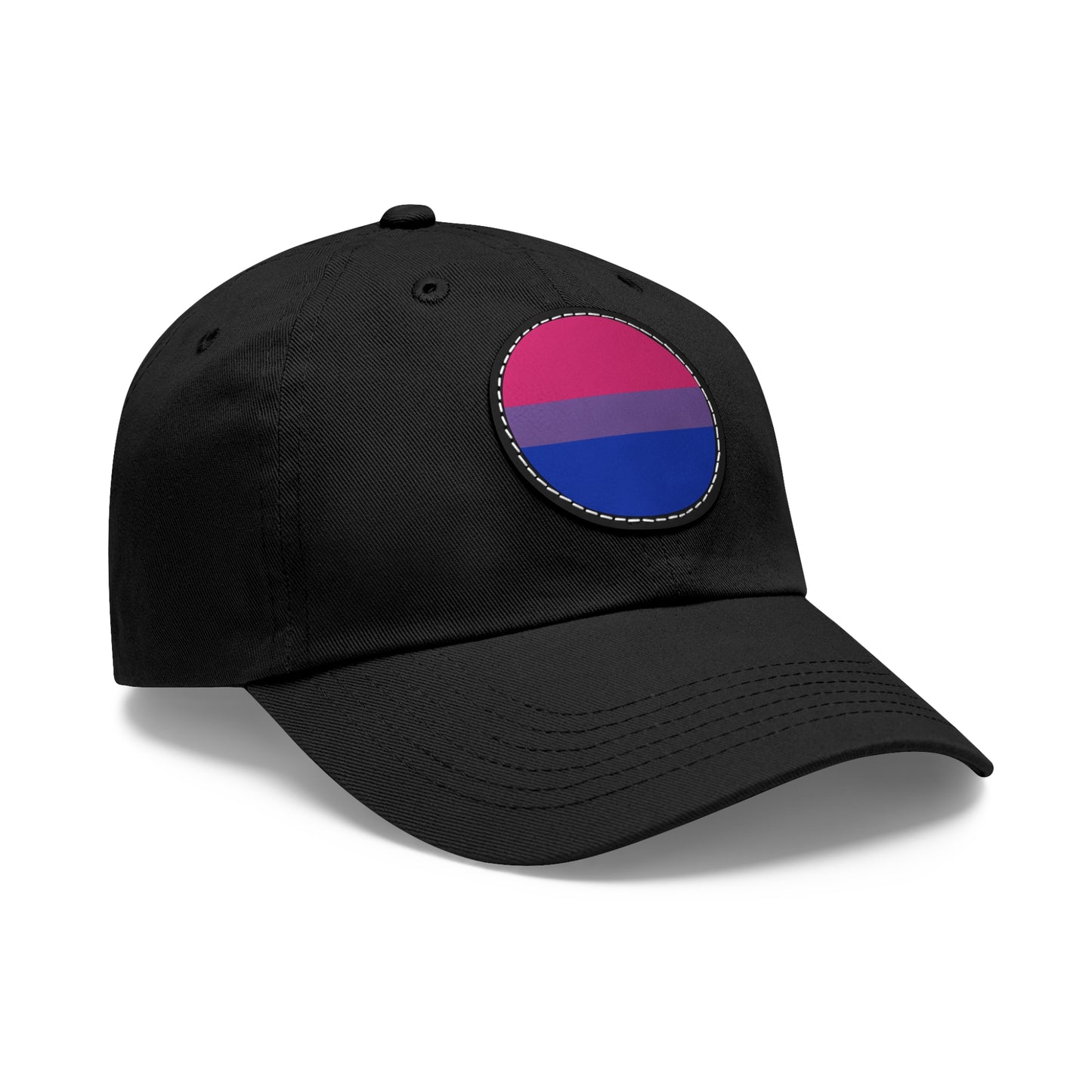 Bisexual Bi Pride Hat with Round Patch 12769305383619937317_2048