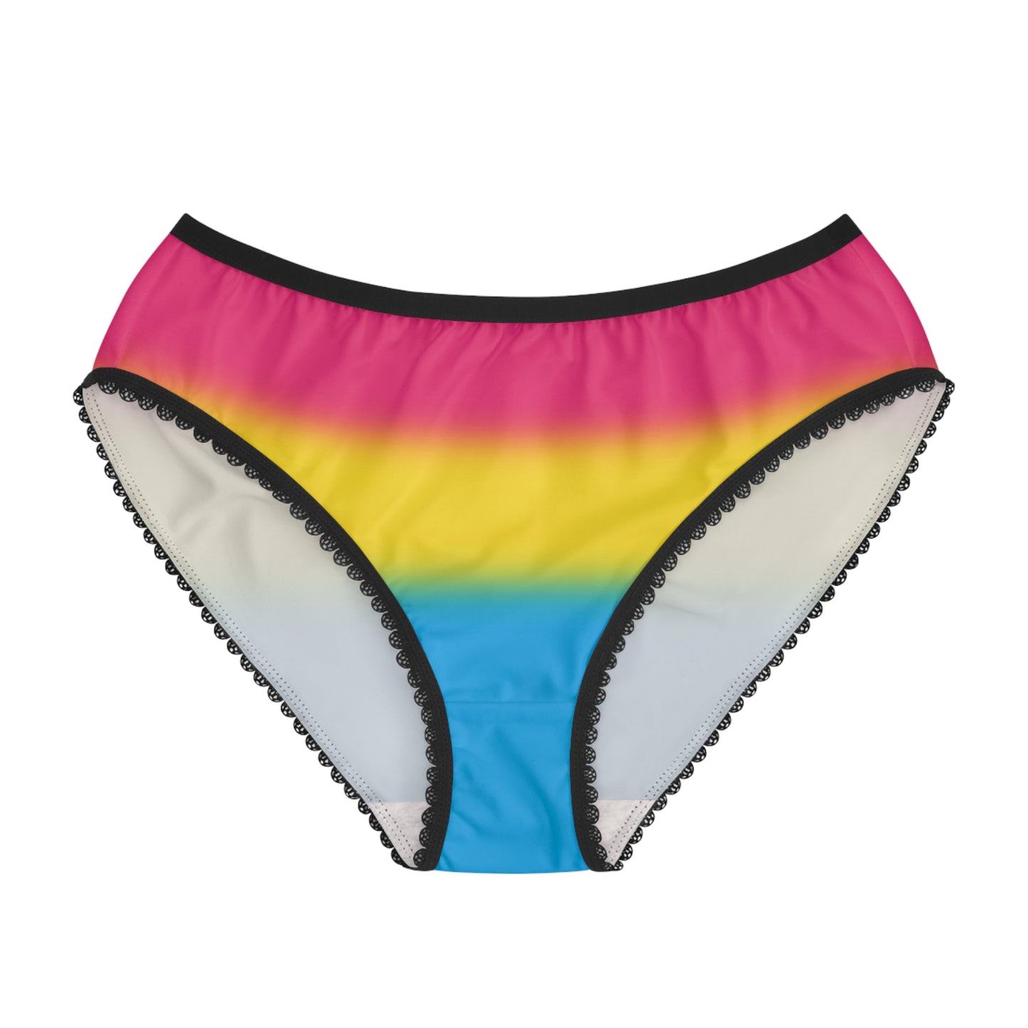 Pansexual Pan Pride Women's Bikini Briefs Panties Black Lace Pansexual 1287763186156361048_2048