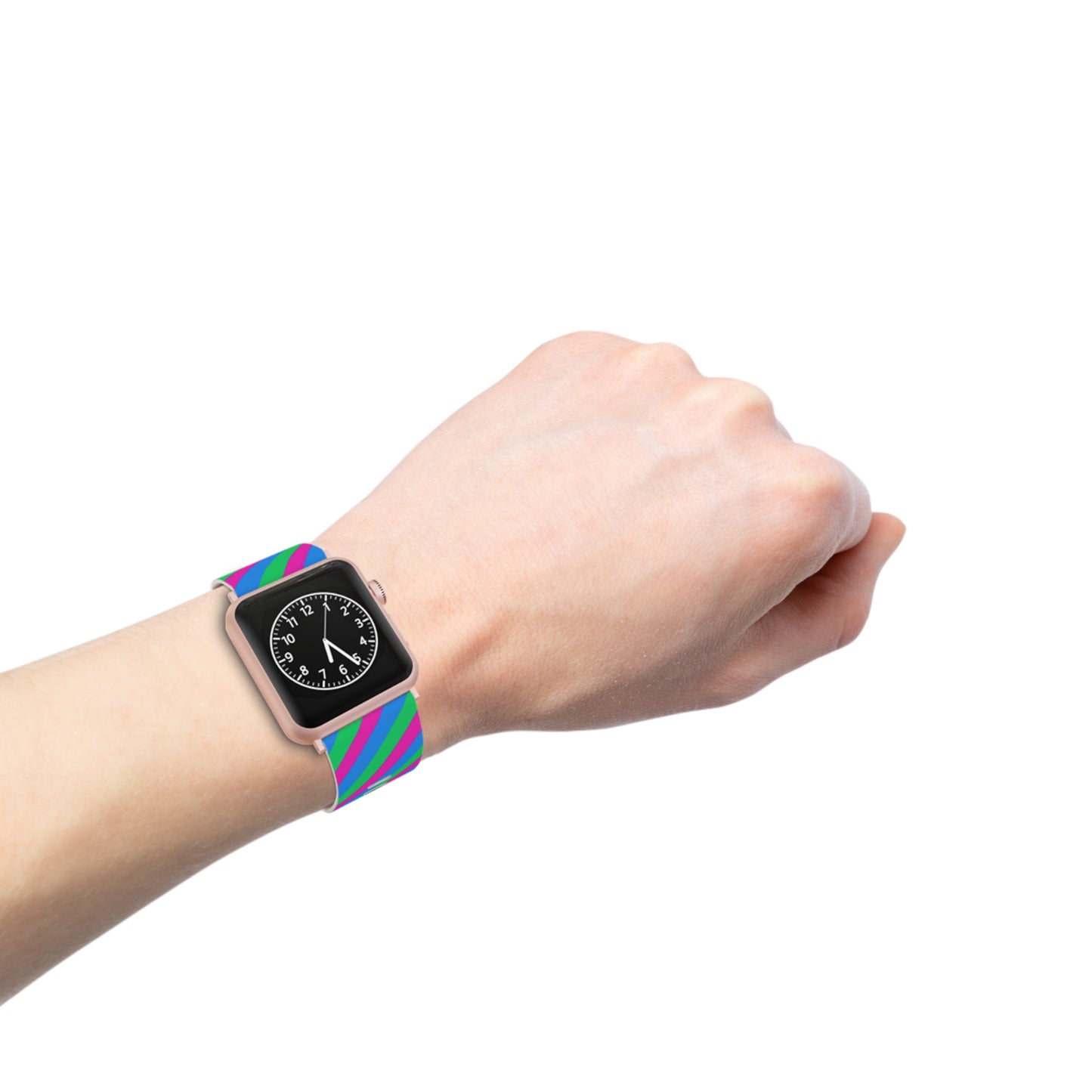 Polysexual Poly Pride Watch Band for Apple Watch - Stripes 12931549983692404061_2048