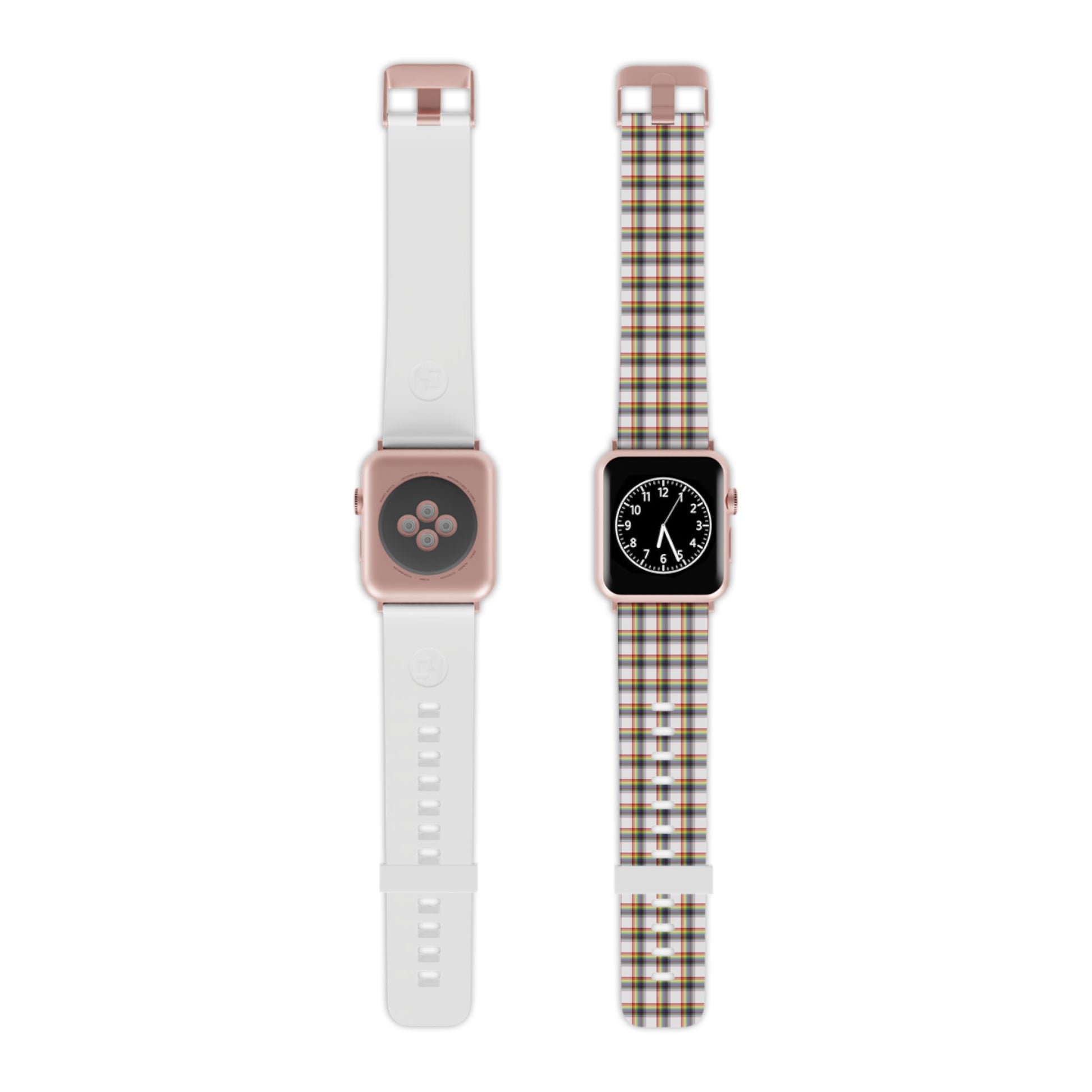 LGBTQ Progress Pride Watch Band for Apple Watch - Plaid 1350253571803566446_2048