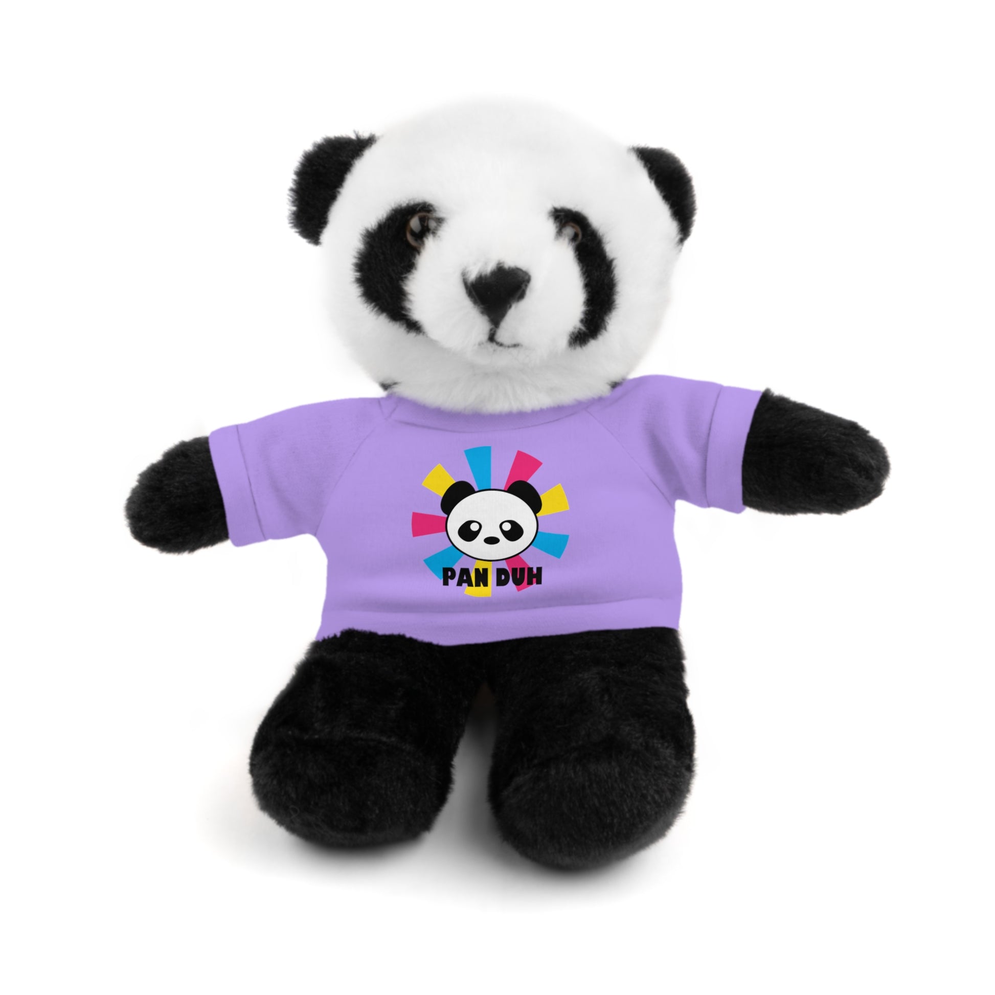 Pansexual Pan Pride Stuffed Plush Animal with Tee Pan Duh Panda Lavender Panda Pansexual 15136969497958573412_2048