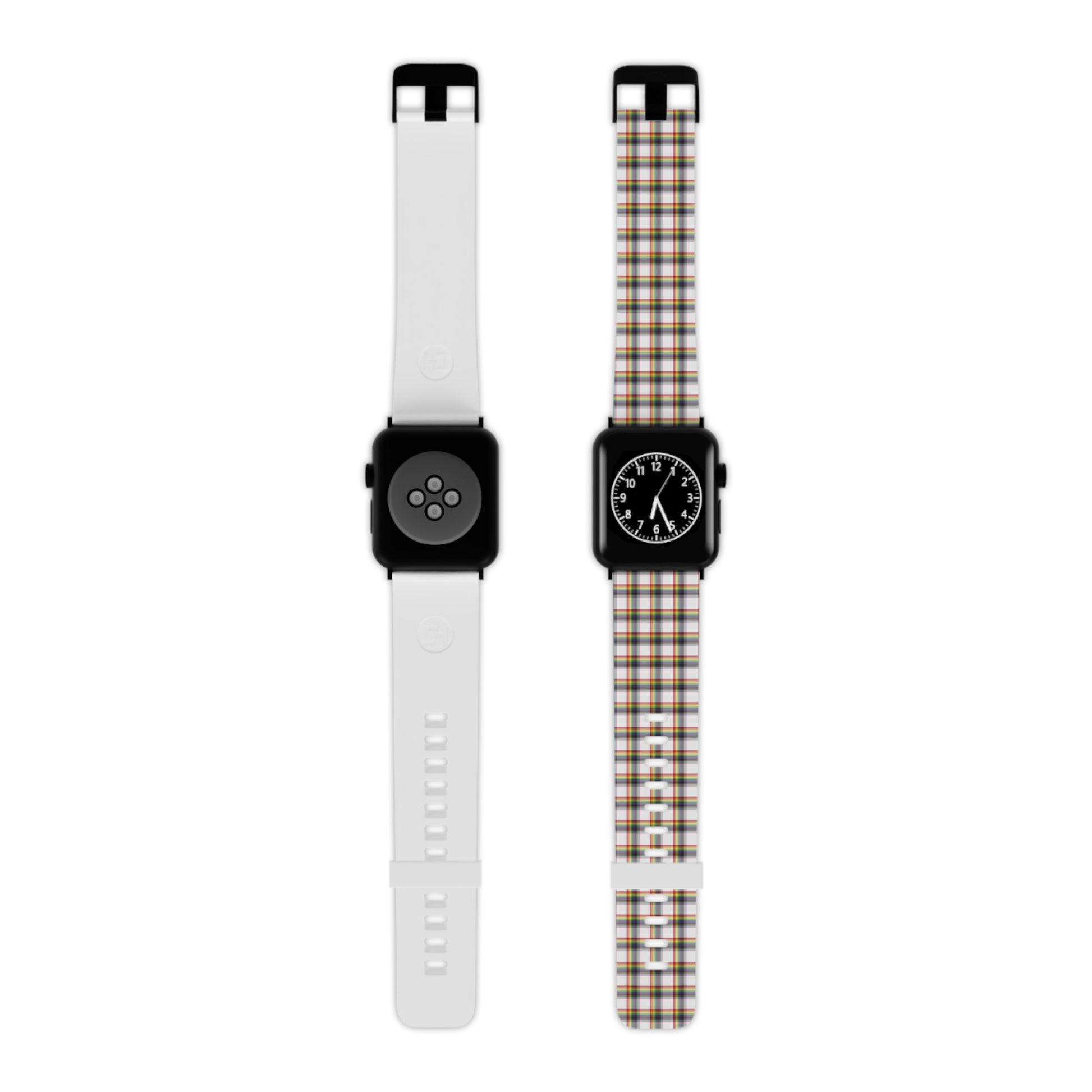 LGBTQ Progress Pride Watch Band for Apple Watch - Plaid 15382685853722033600_2048