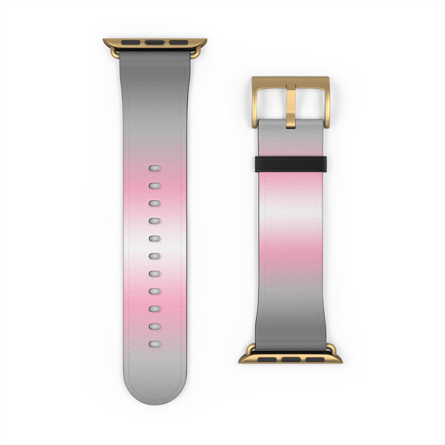 Demigirl Pride Apple Watch Band Strap In Ombre 42 - 45 mm Gold Matte 15458186737067965310_2048