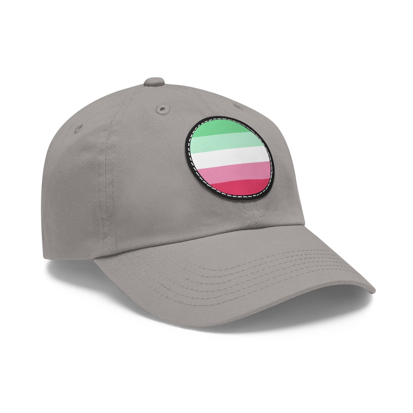 Abrosexual Pride Hat with Round Patch 15625545443679333953_2048