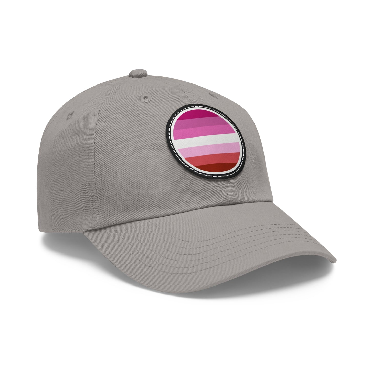 Lesbian Pride Hat with Round Patch 16423294598193160880_2048