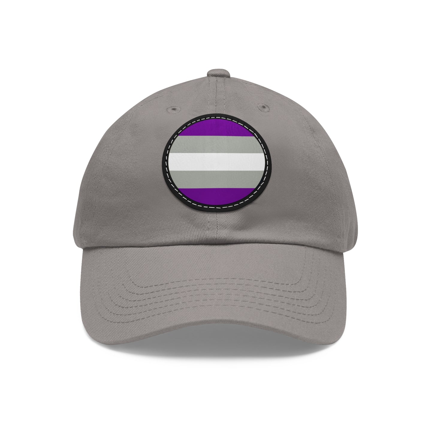 Greysexual Pride Hat with Round Patch Grey Black patch One size Greysexual 1668759740853824355_2048