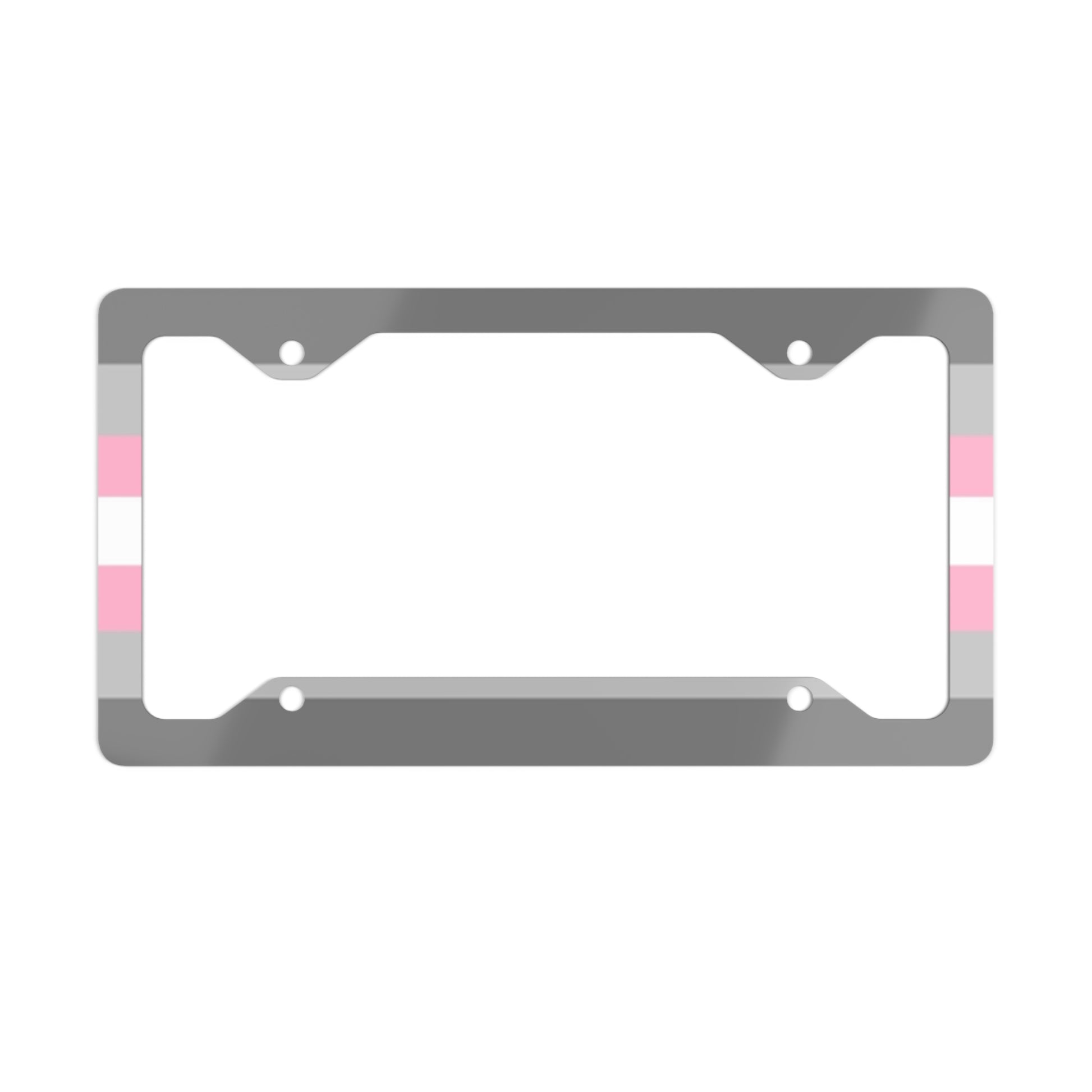 Demigirl Pride Metal License Plate Frame 12.3" x 6.5" Glossy Demigirl 16841473761623131373_2048