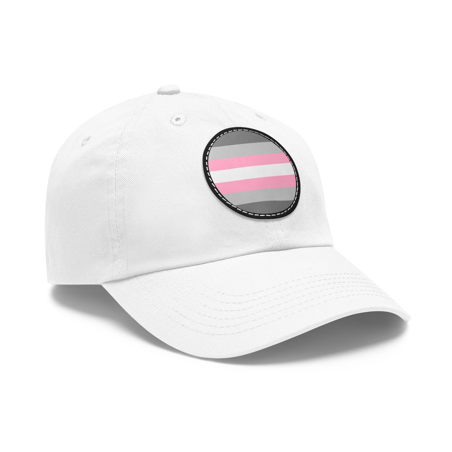 Demigirl Pride Hat with Round Patch 17441831078438590493_2048