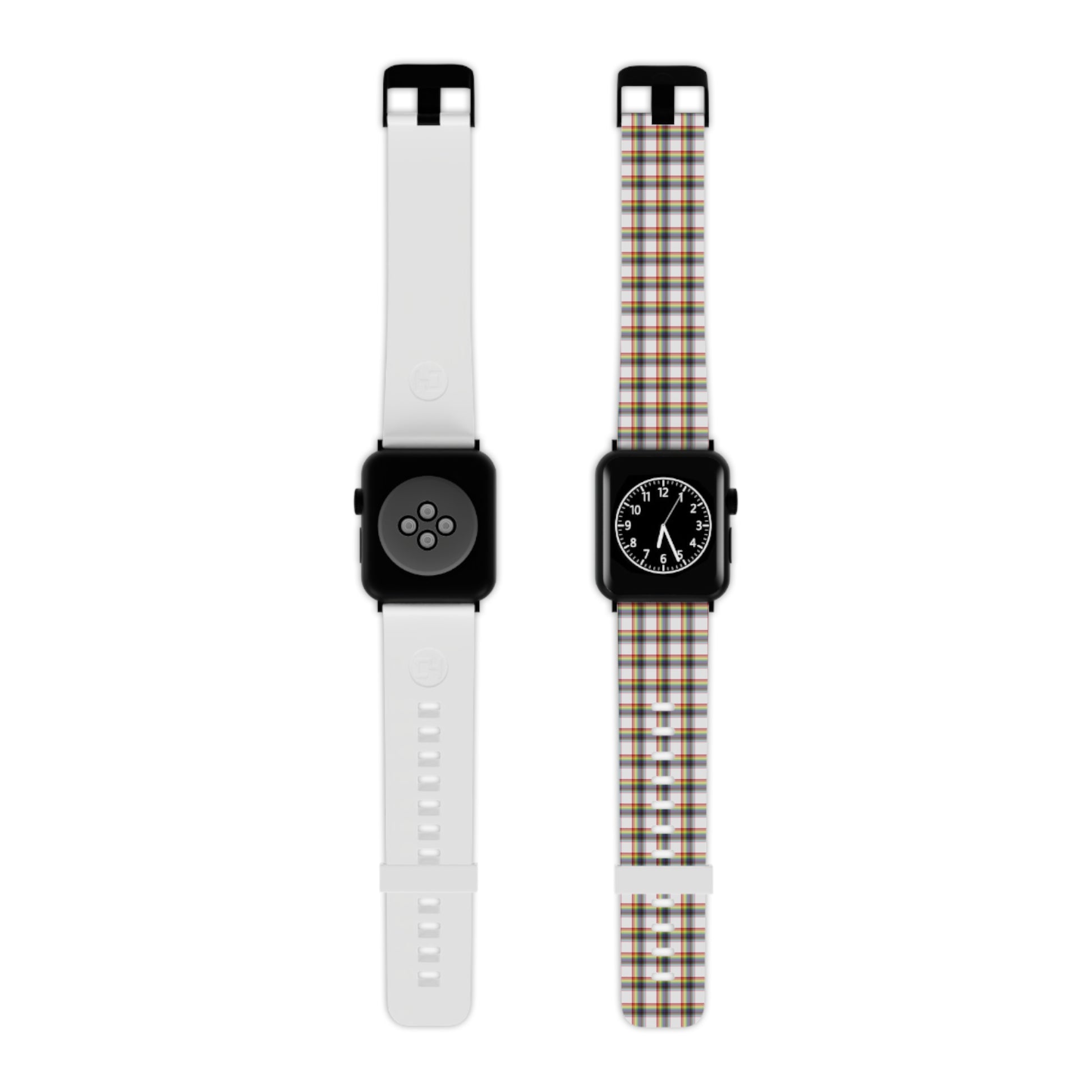 LGBTQ Progress Pride Watch Band for Apple Watch - Plaid 17517011794026314744_2048