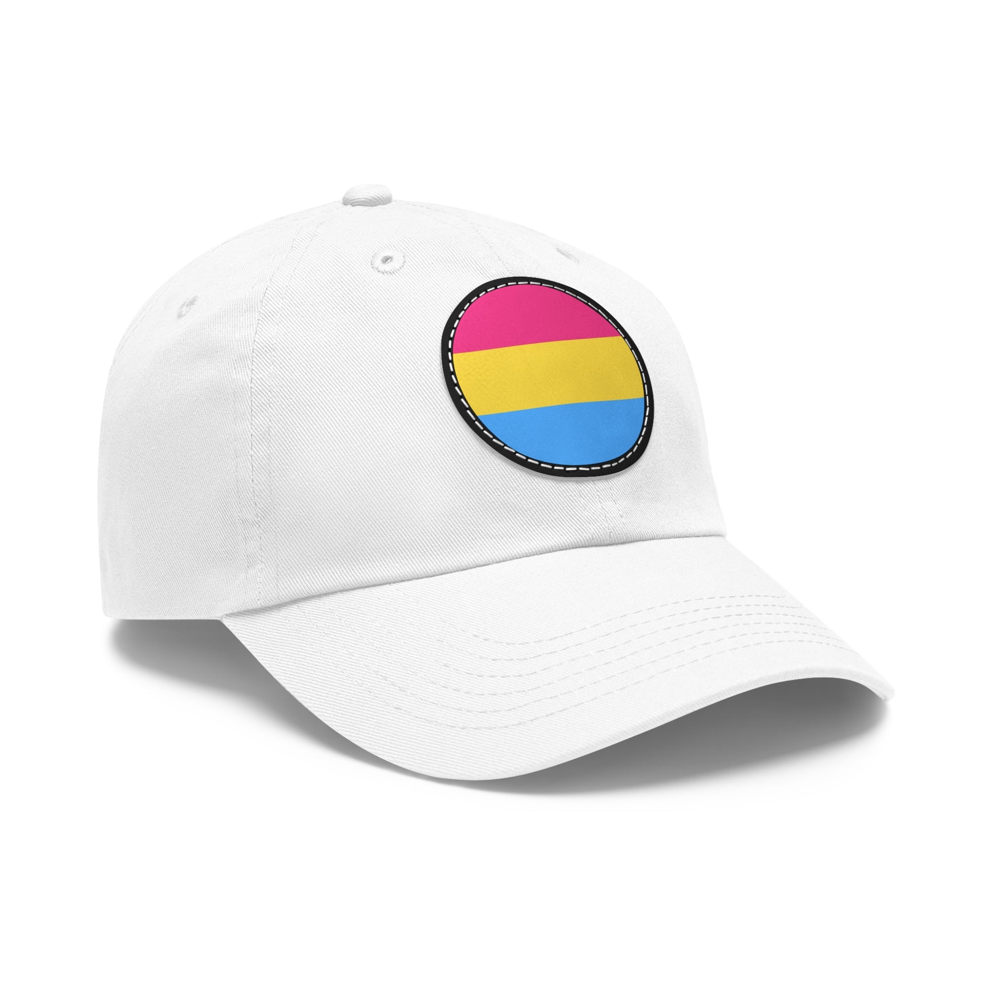 Pansexual Pan Pride Hat with Round Patch 17577350184548233284_2048