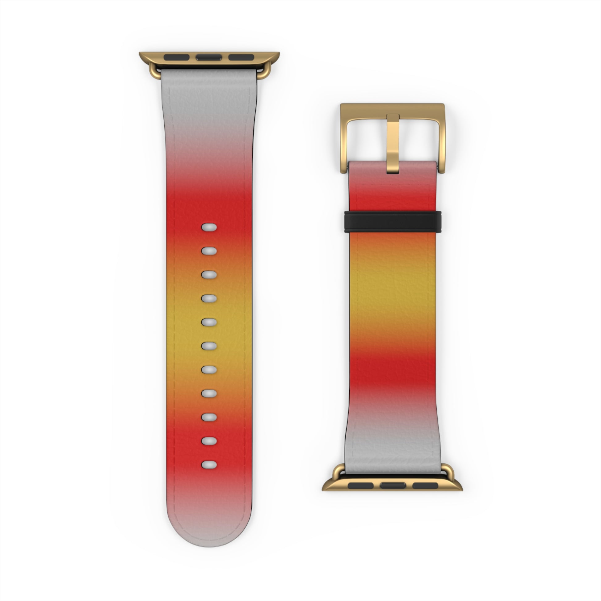 Proculsexual Pride Apple Watch Band Strap In Ombre 42 - 45 mm Gold Matte 17852028599288960896_2048