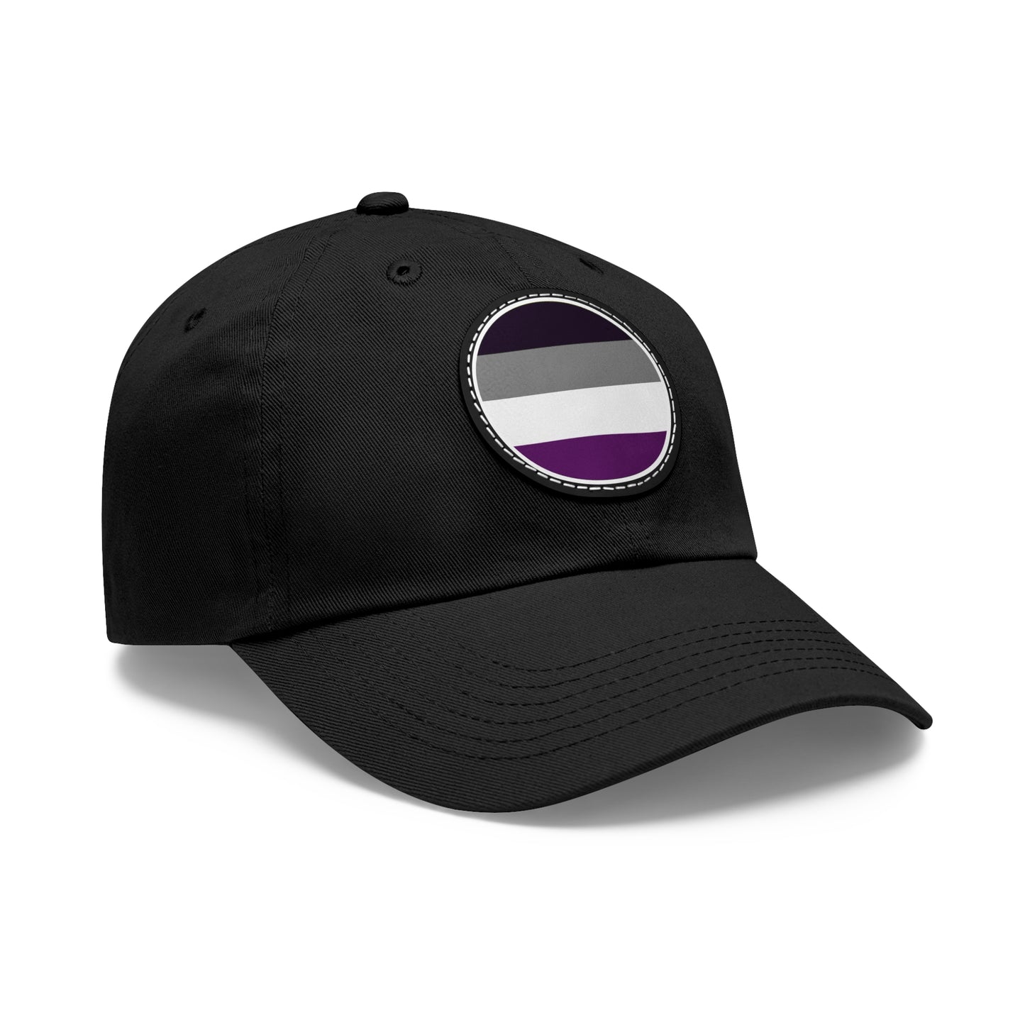 Asexual Ace Pride Hat with Round Patch 17862186236934678610_2048