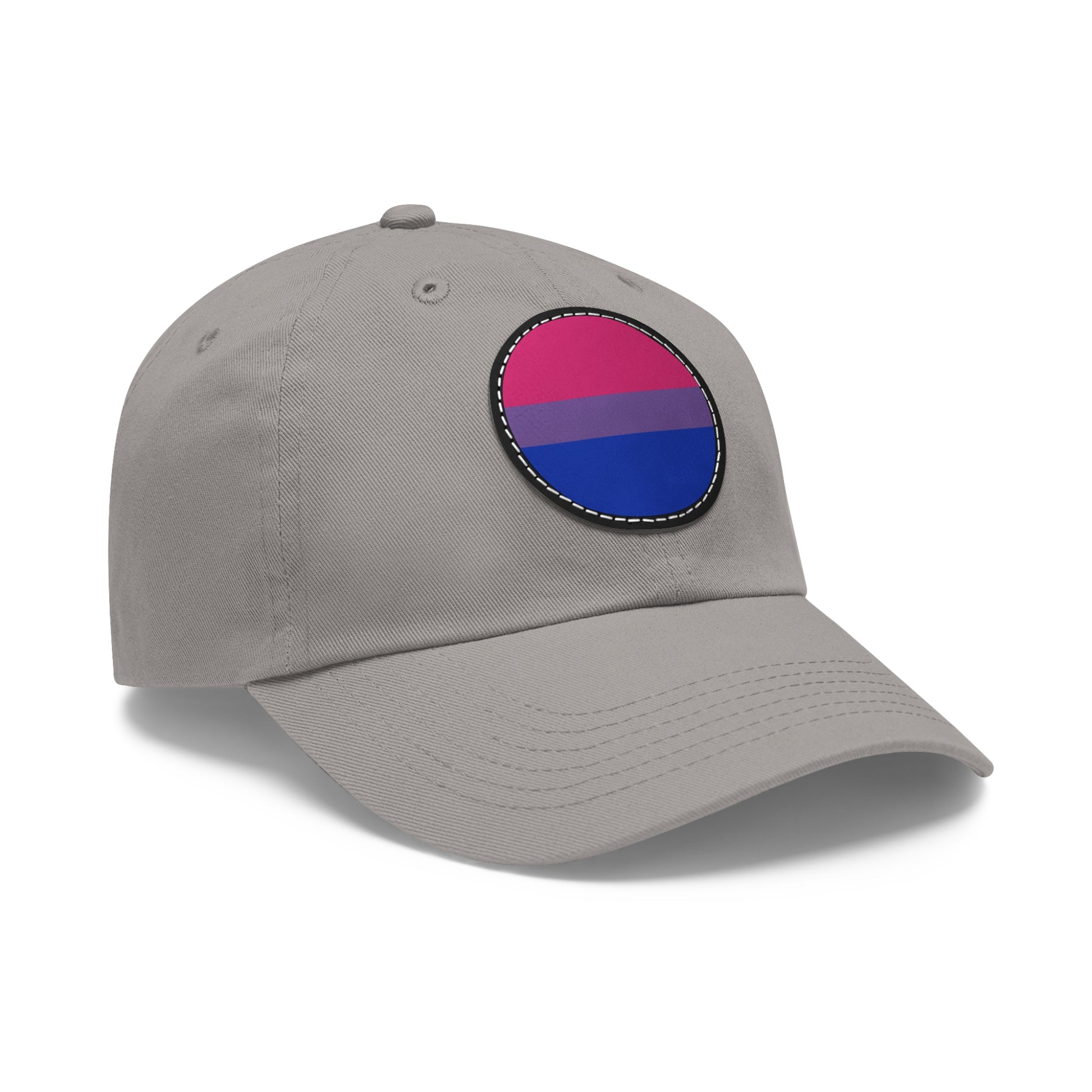 Bisexual Bi Pride Hat with Round Patch 18134565353246818521_2048