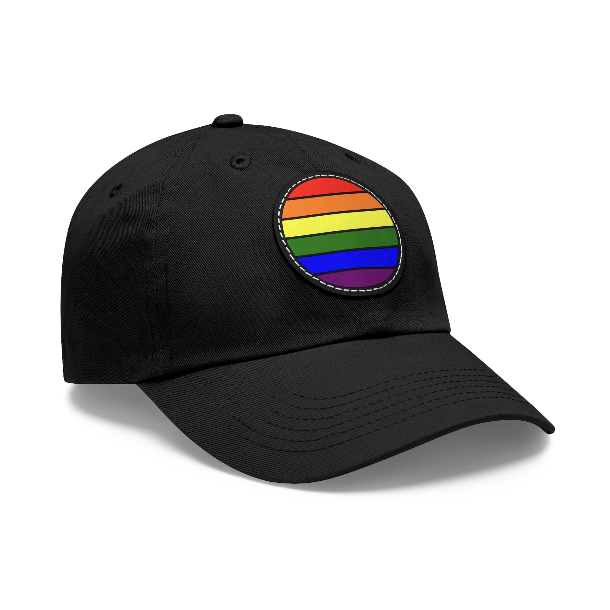 LGBTQ Pride Hat with Round Patch 1853541098689084895_2048