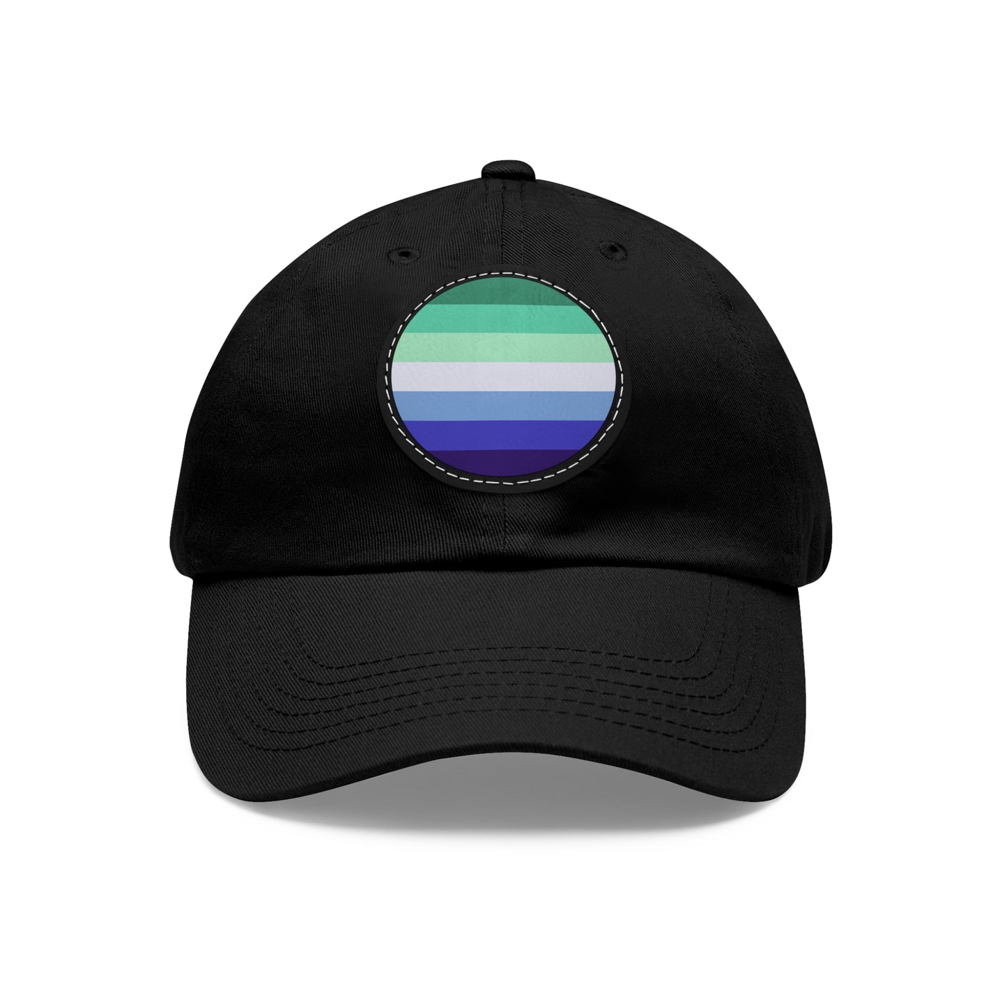 Gay MLM Vincian Pride Hat with Round Patch Black Black patch One size Gay 190274340484644284_2048