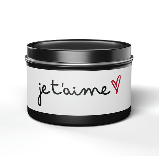 Valentines Day Gift Tin Scented Candles Je t'aime 8oz Black 2044608211012507792_2048