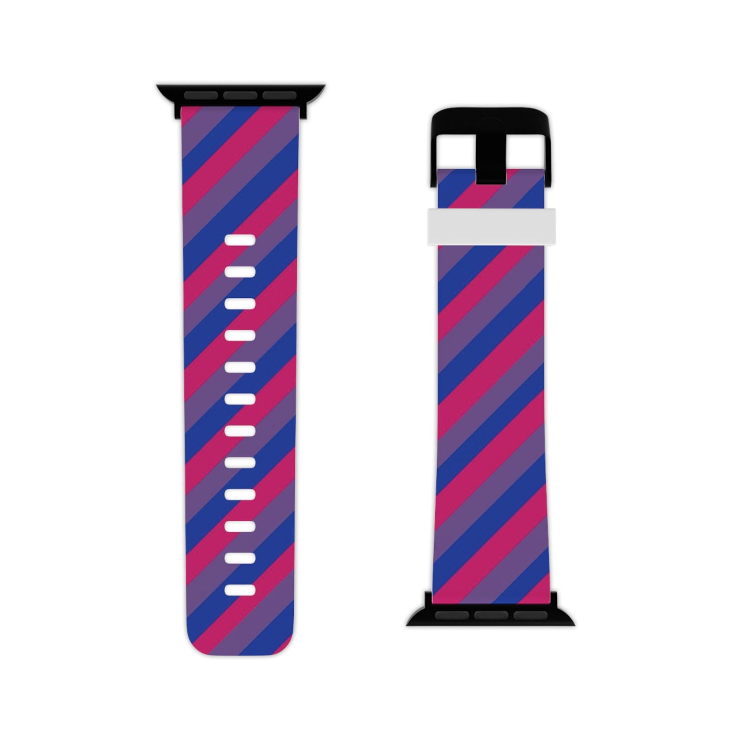 Bisexual Bi Pride Watch Band for Apple Watch 7.5'' × 0.75'' 42 - 44 mm Black Bisexual 2659450743846189033_2048