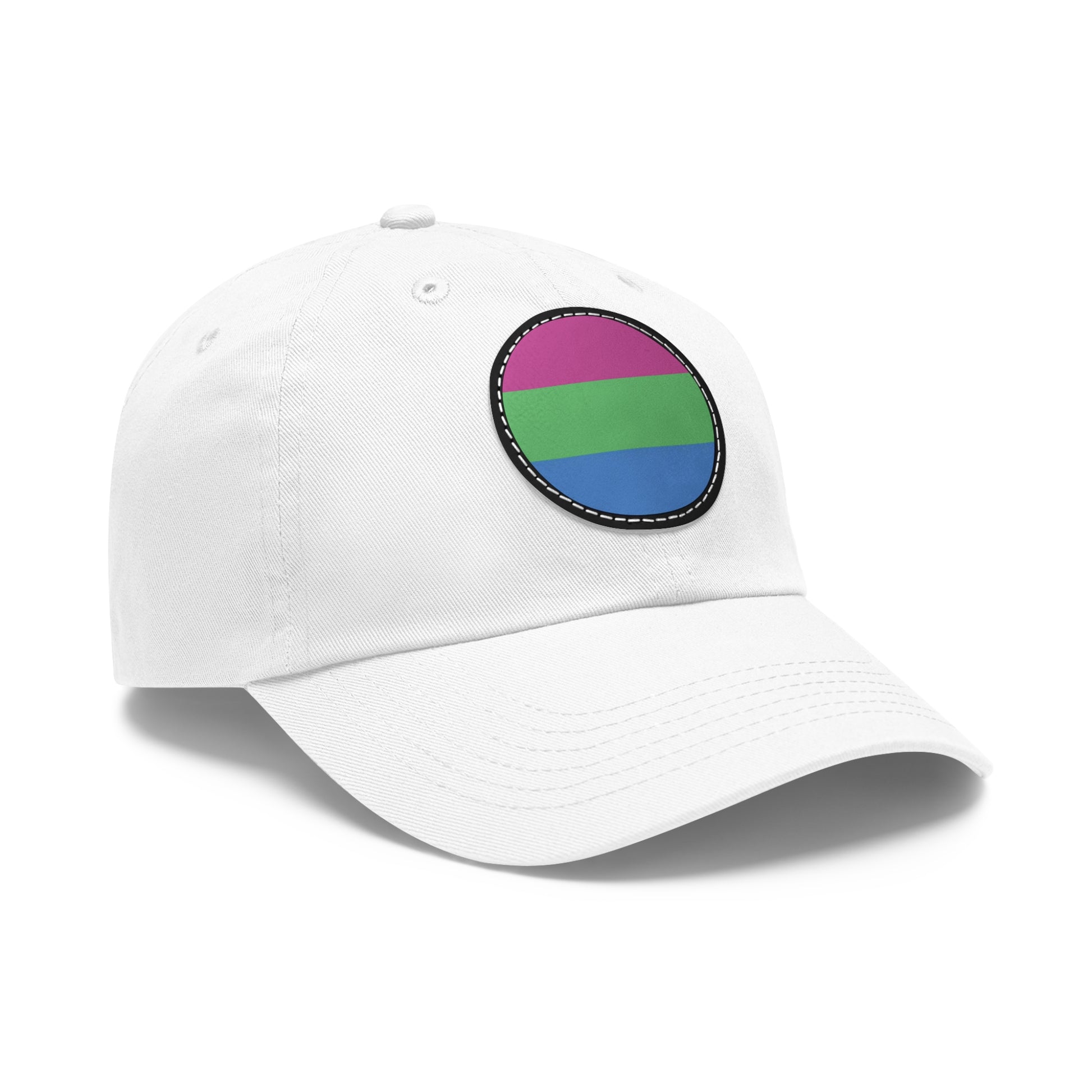 Polysexual Poly Pride Hat with Round Patch 3209073693638305248_2048