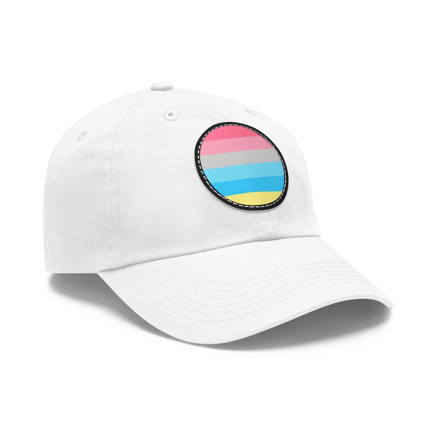 Genderflux Pride Hat with Round Patch 3303617879463842139_2048