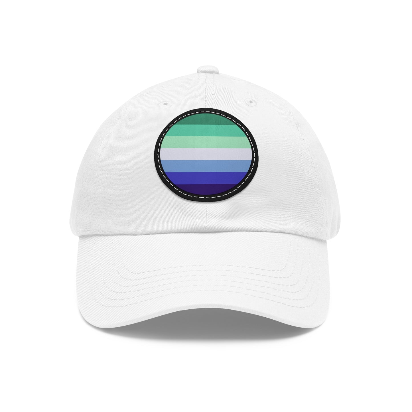 Gay MLM Vincian Pride Hat with Round Patch White Black patch One size Gay 350389716255555656_2048