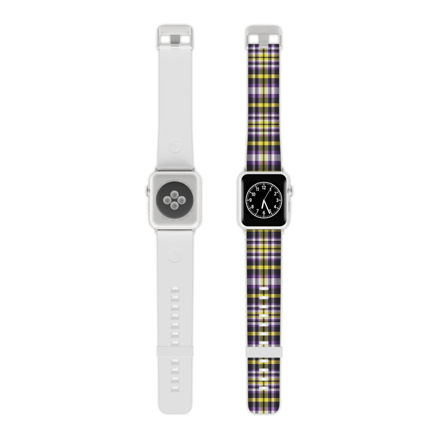 Nonbinary Enby Pride Watch Band for Apple Watch in Plaid 3681382115988228308_2048