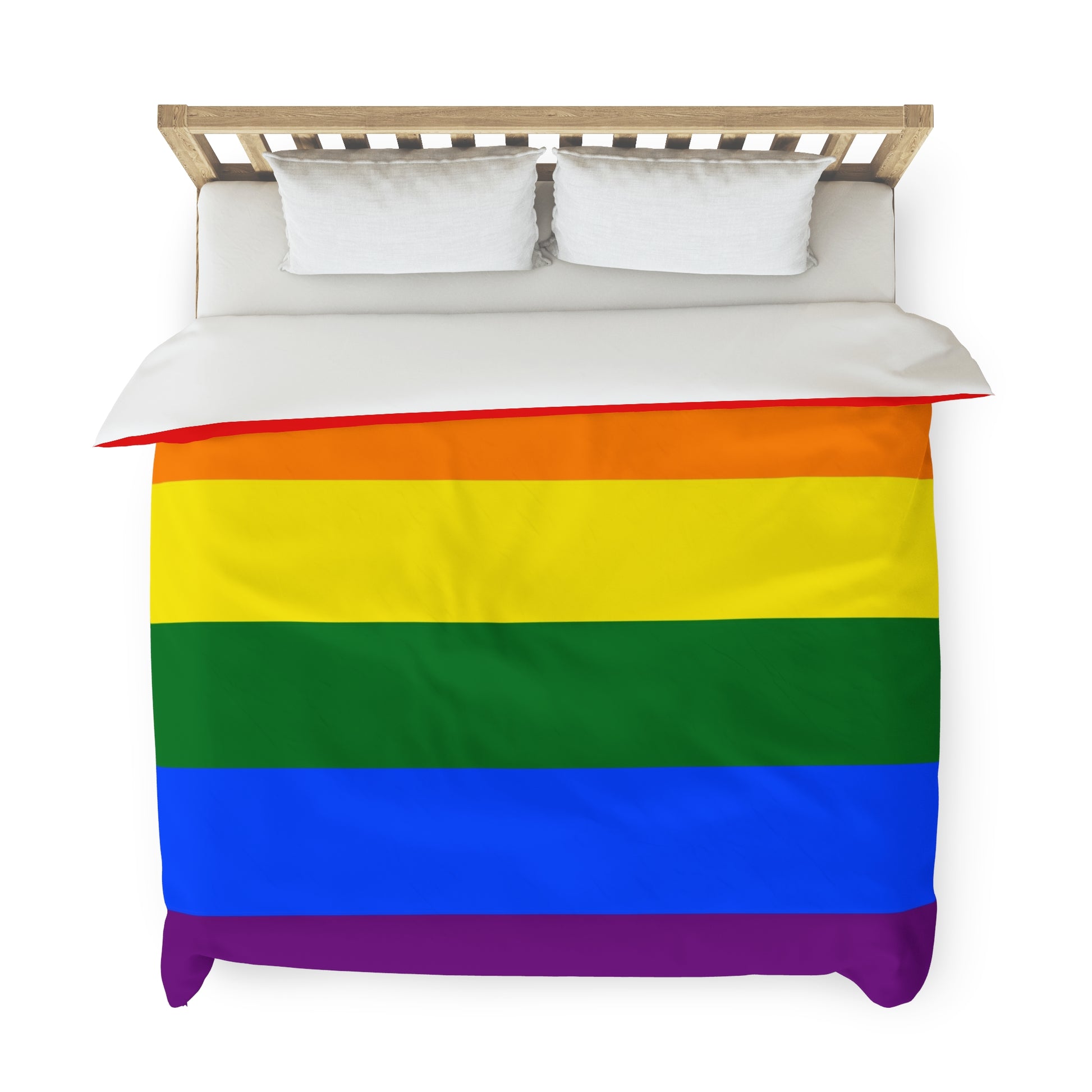 LGBTQ Pride Flag Duvet Cover King 104" × 88" Pride 4448211454458487543_2048