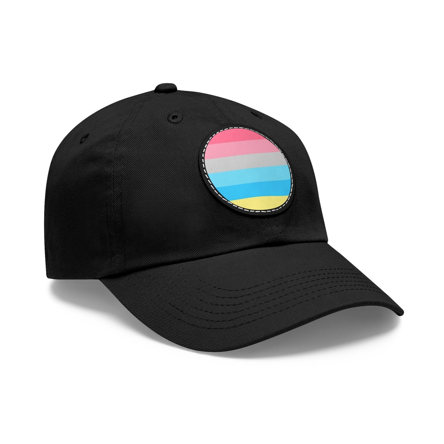 Genderflux Pride Hat with Round Patch 451521483750582130_2048