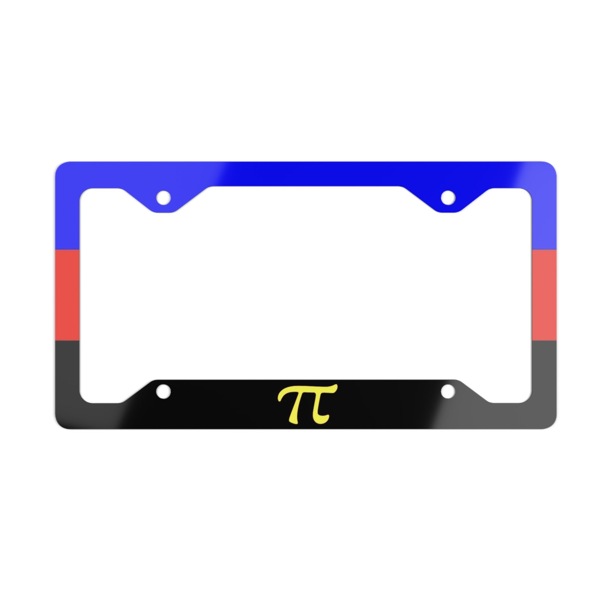 Polyamorous Polyamory Pride Flag Metal License Plate Frame 12.3" x 6.5" Glossy Polyamorous 4807655932400024237_2048