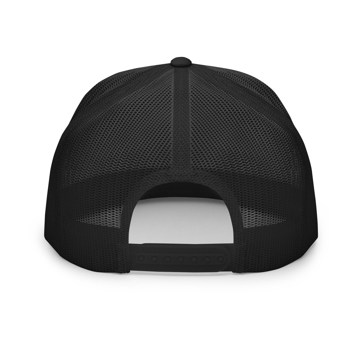 Queer Trucker Baseball Cap Hat 5-panel-trucker-cap-black-white-black-back-66aeb61de1a25