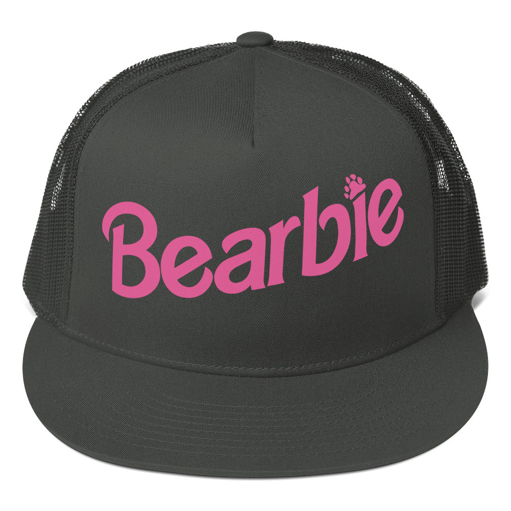 Gay Bear Bearbie Trucker Cap Charcoal Gay 5-panel-trucker-cap-charcoal-front-66b26290490a1