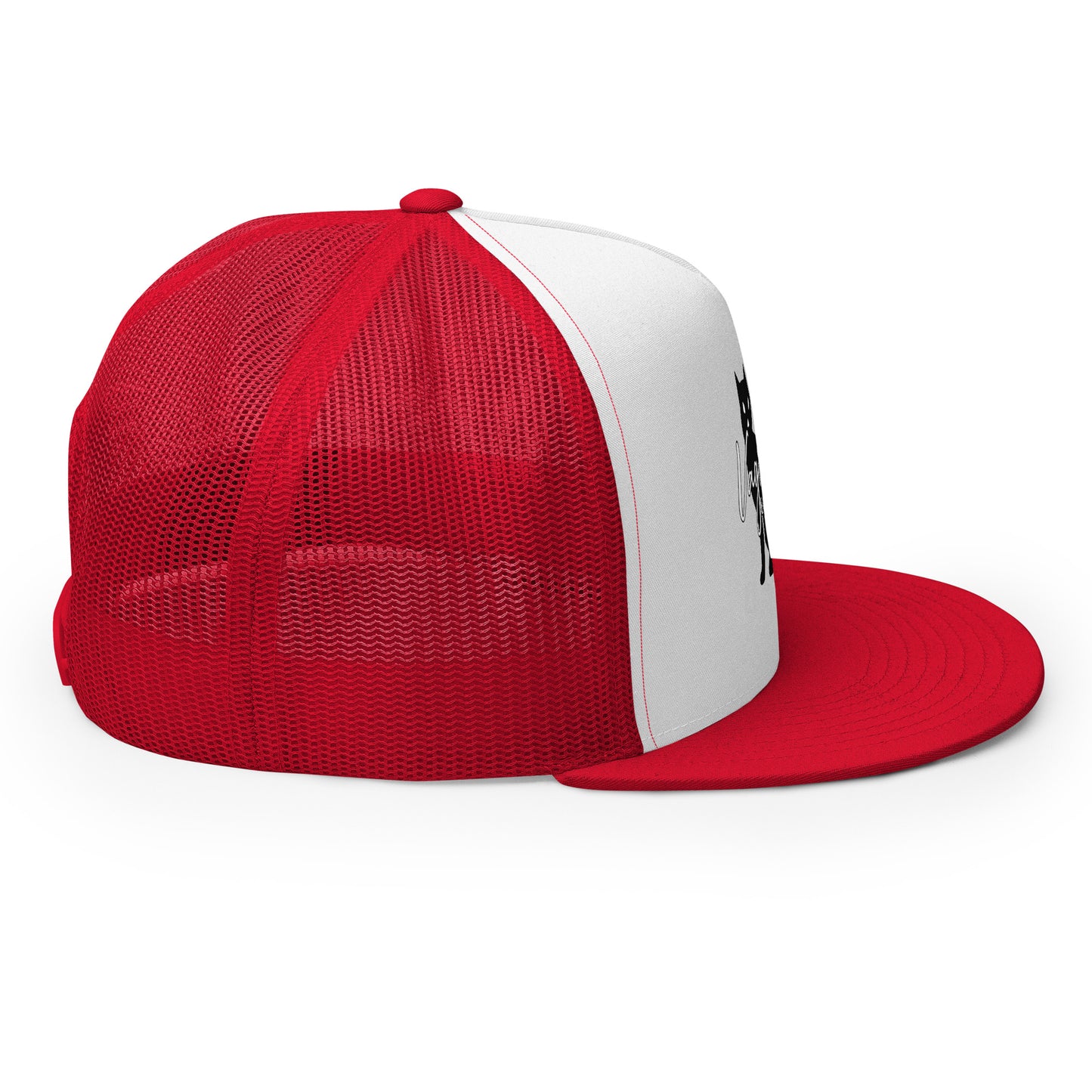 Vagitarian Trucker Baseball Cap Hat 5-panel-trucker-cap-red-white-red-right-66aeb7f1dedc8