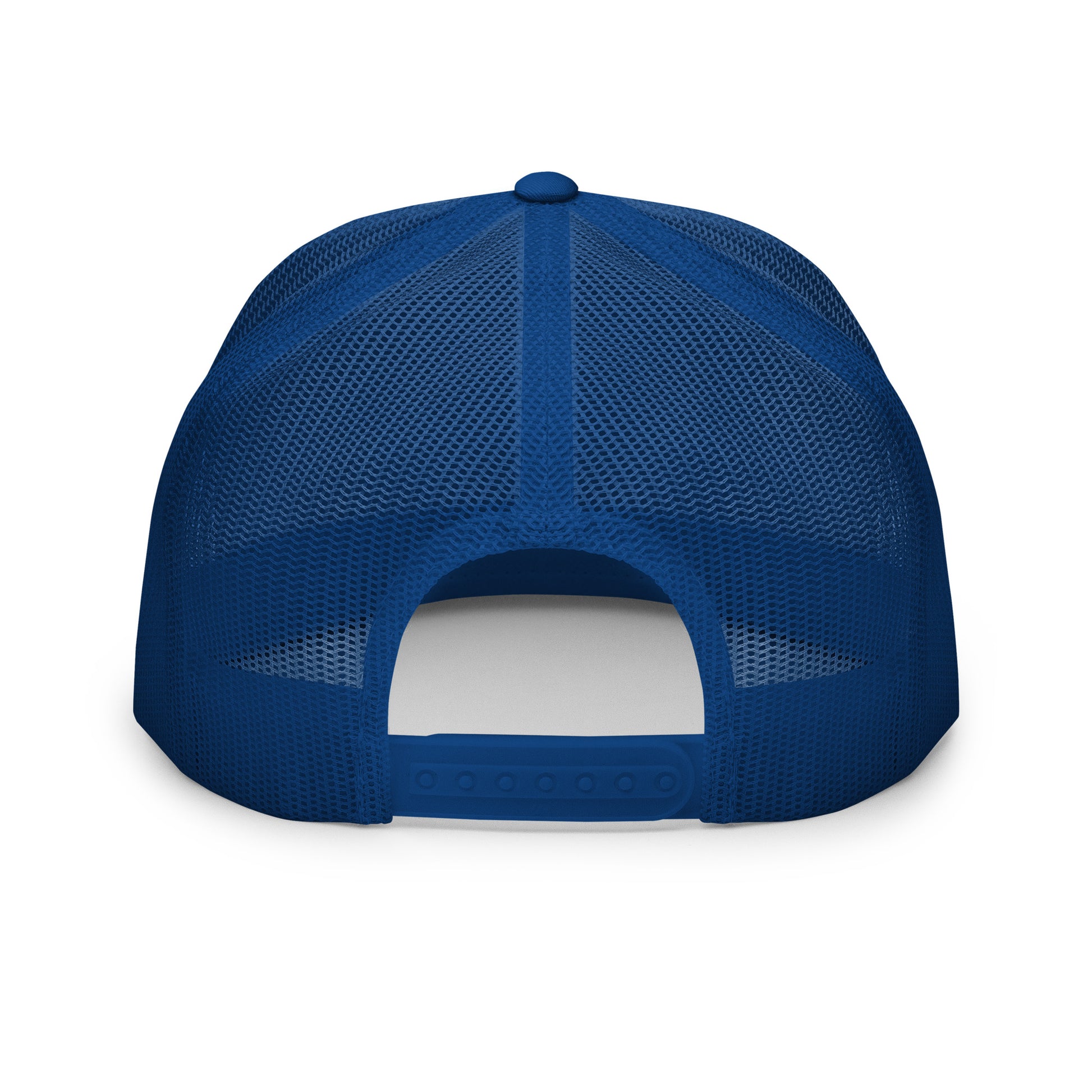 Feel the Rush Trucker Baseball Cap Hat 5-panel-trucker-cap-royal-white-royal-back-66aec9c3341a8