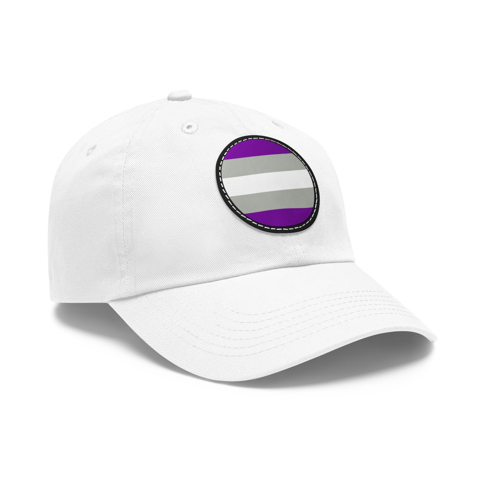 Greysexual Pride Hat with Round Patch 5534022472660290408_2048