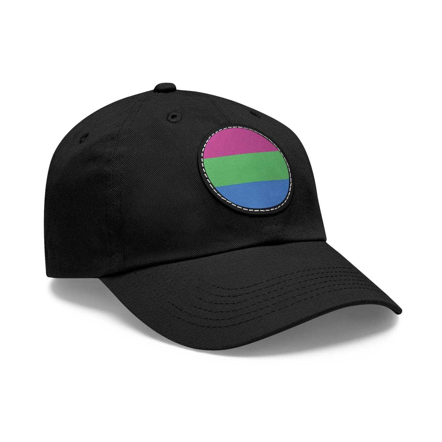 Polysexual Poly Pride Hat with Round Patch 5673220219031189678_2048