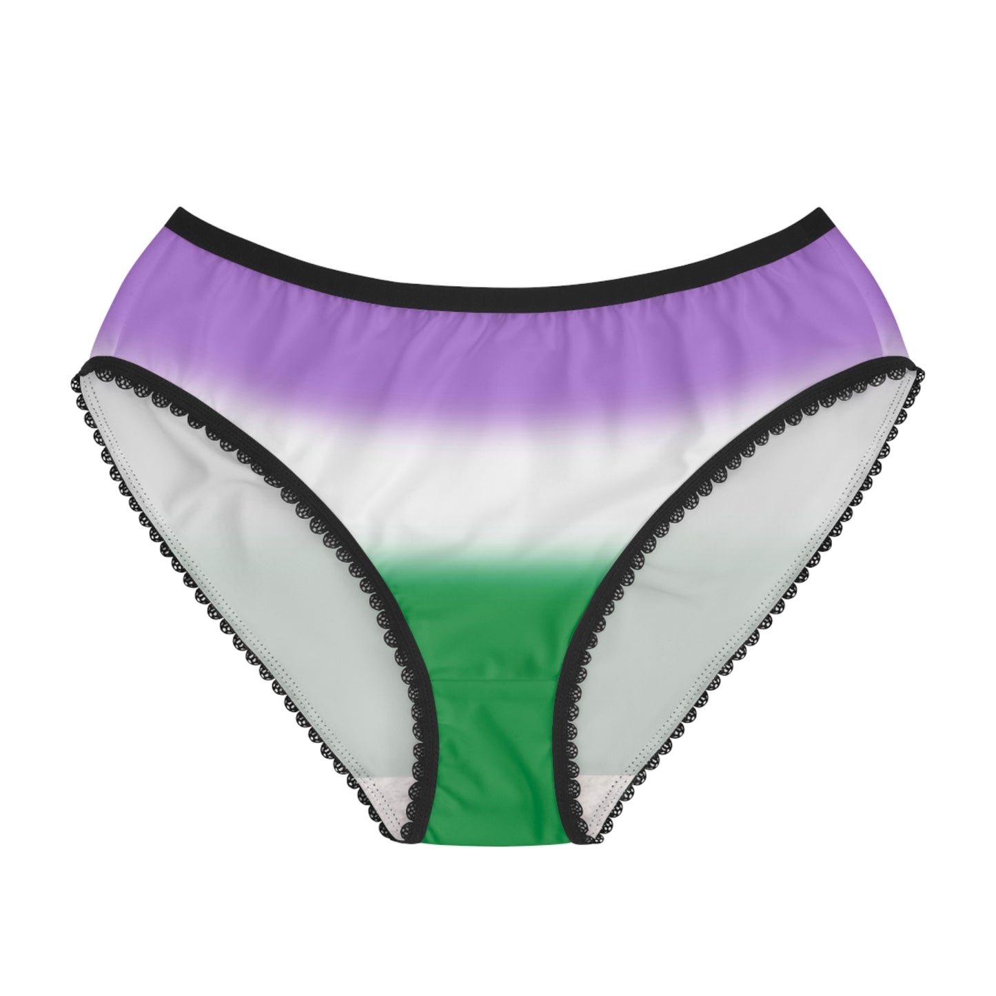 Genderqueer Women's Bikini Briefs Panty Black Lace Genderqueer 5755033835337672896_2048