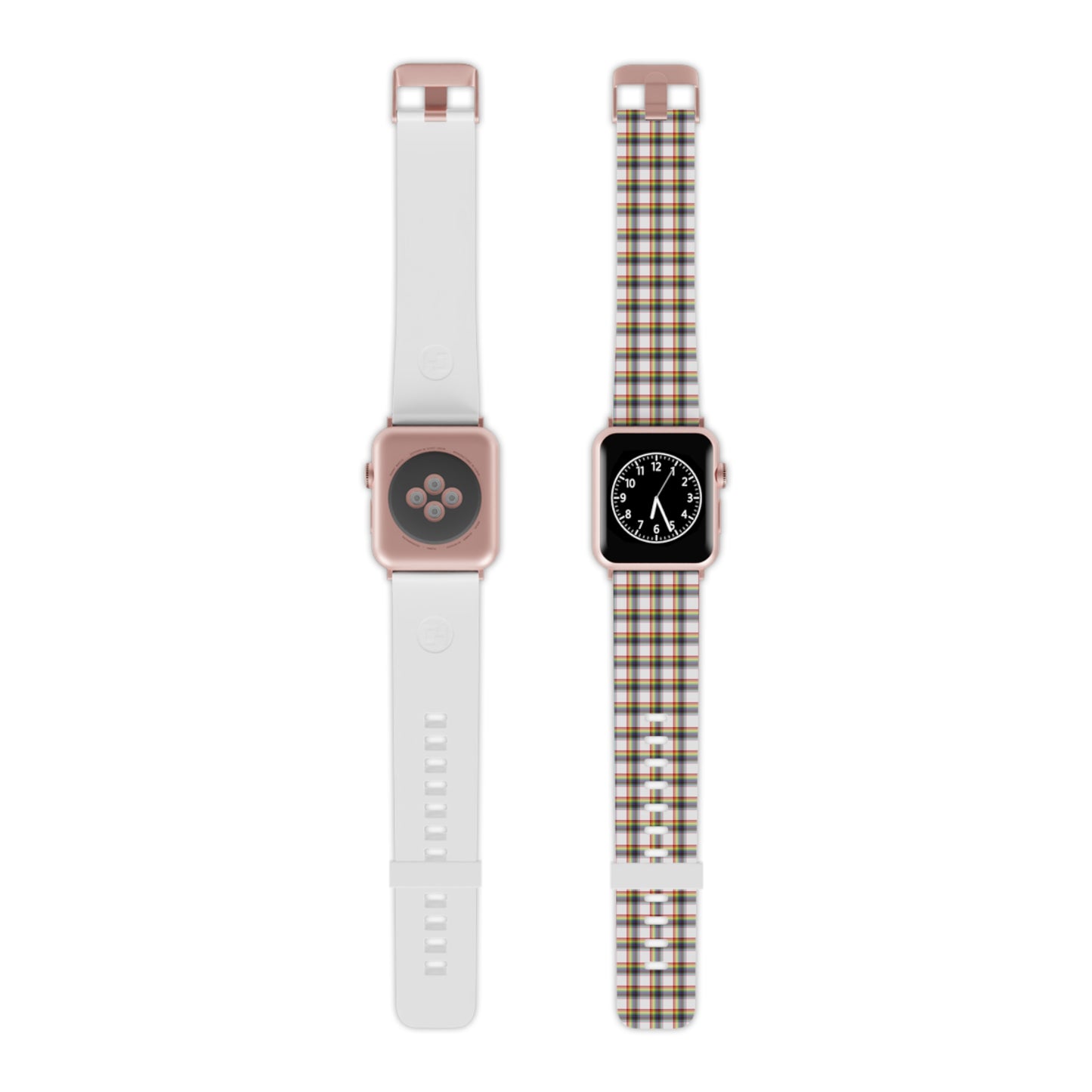 LGBTQ Progress Pride Watch Band for Apple Watch - Plaid 5798581960400594729_2048