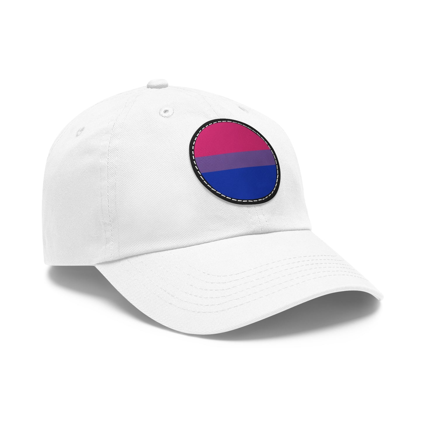 Bisexual Bi Pride Hat with Round Patch 631710788273171458_2048