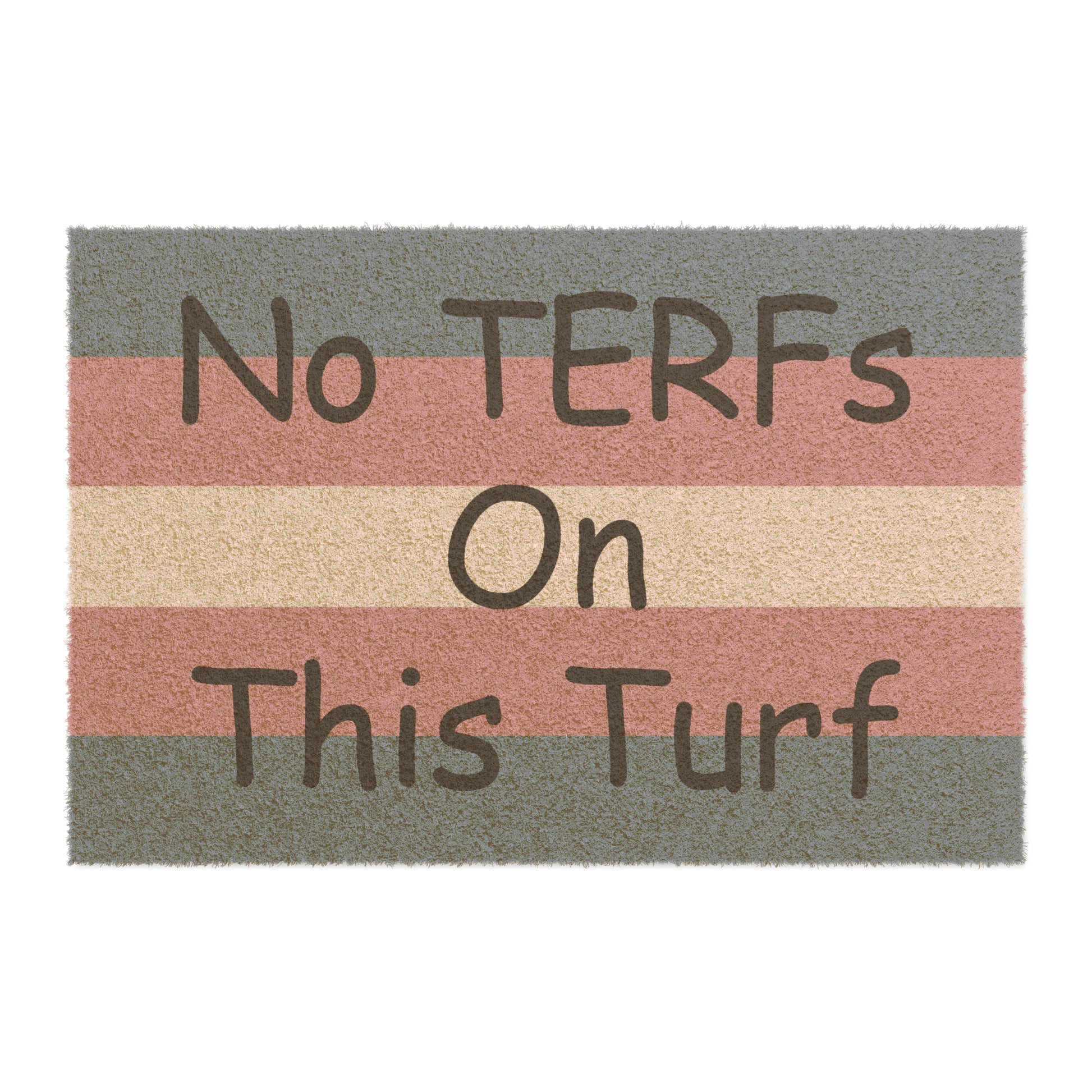 Transgender Trans - No TERFs On This Turf Doormat 24" x 16" Transgender 6726279314660153053_2048