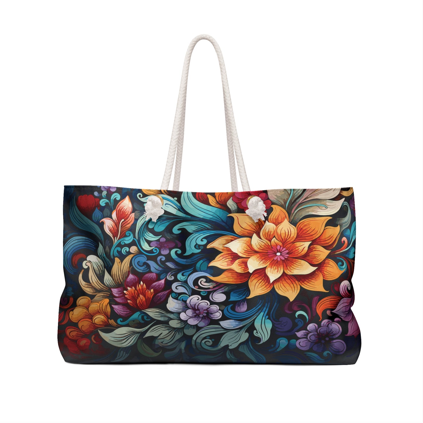 Not Your Grannies Floral Weekender Bag 680461143298216347_2048