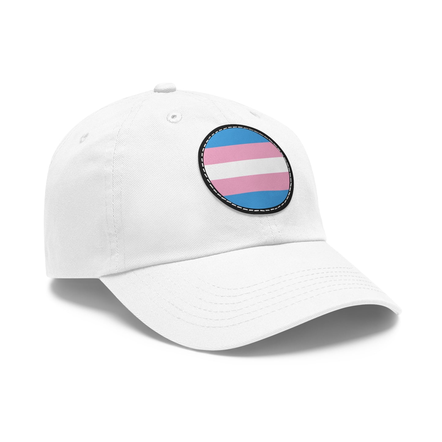 Transgender Trans Pride Hat with Round Patch 6972317690256233302_2048