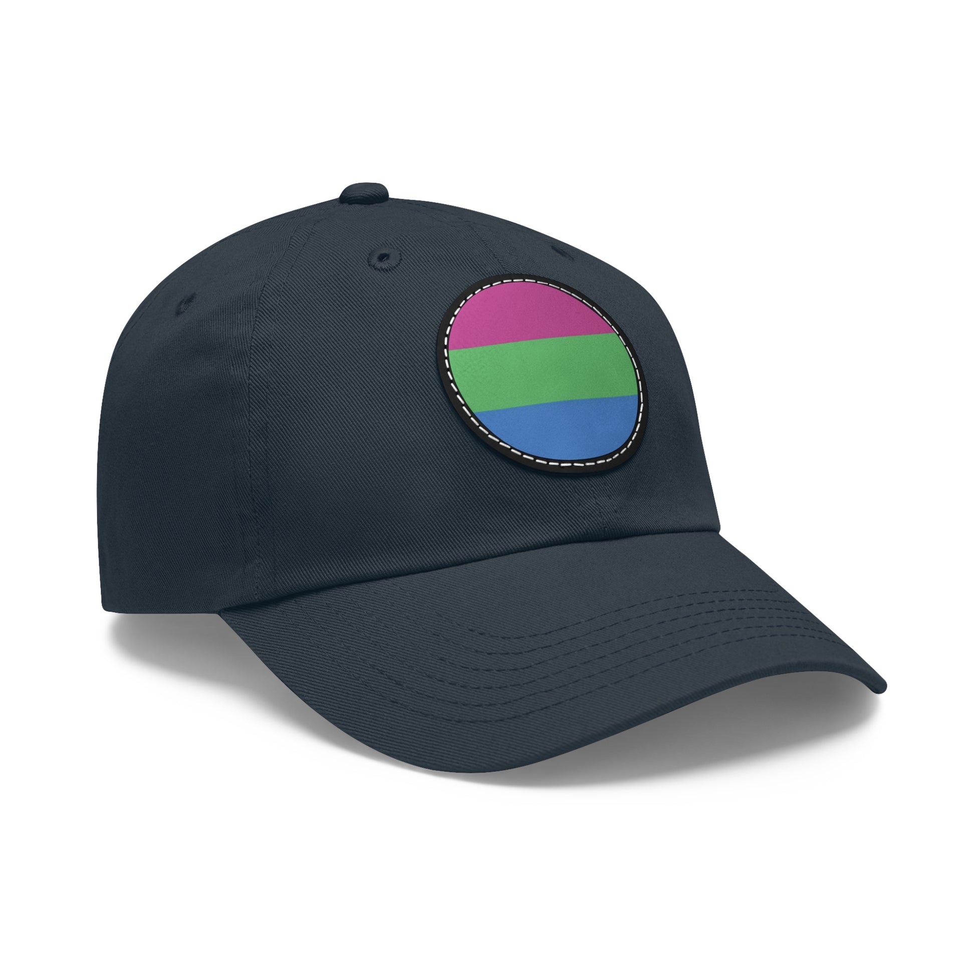 Polysexual Poly Pride Hat with Round Patch 6994976704077842504_2048