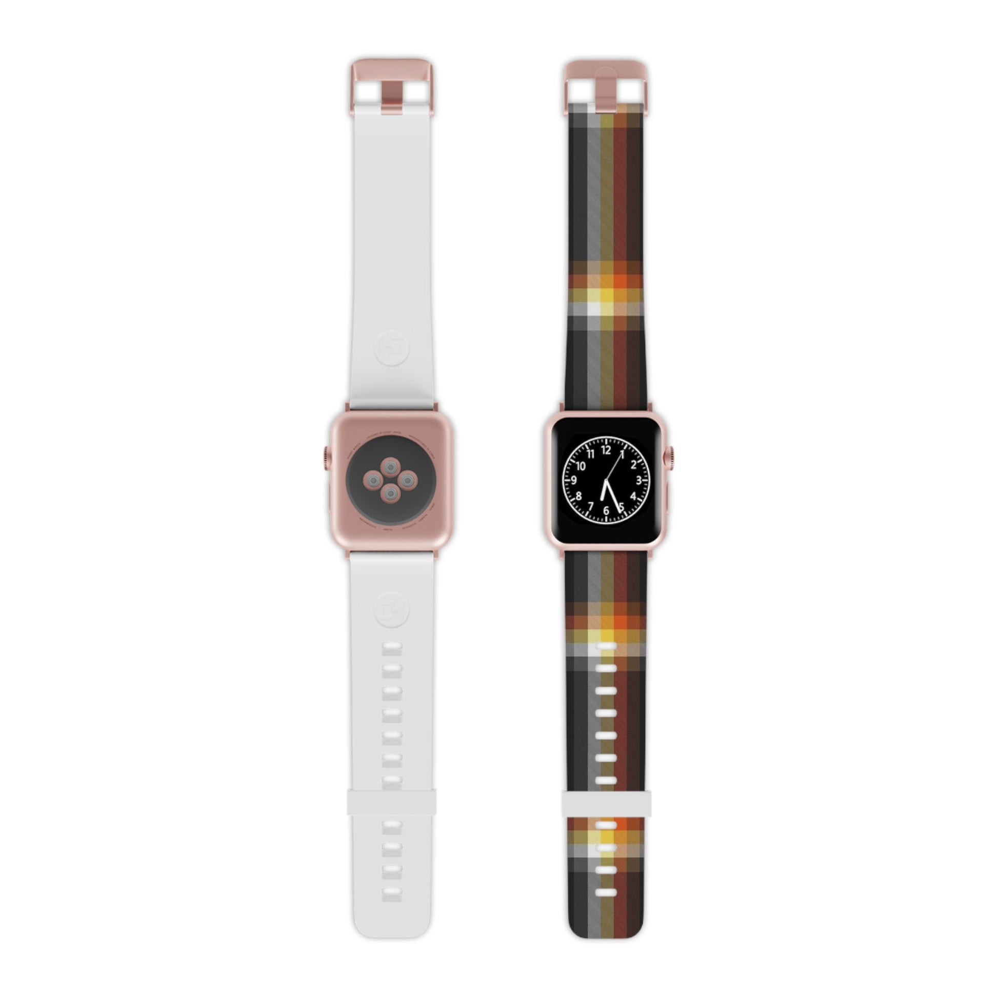 Gay Bear Pride Watch Band for Apple Watch - Plaid 7035901095551402690_2048