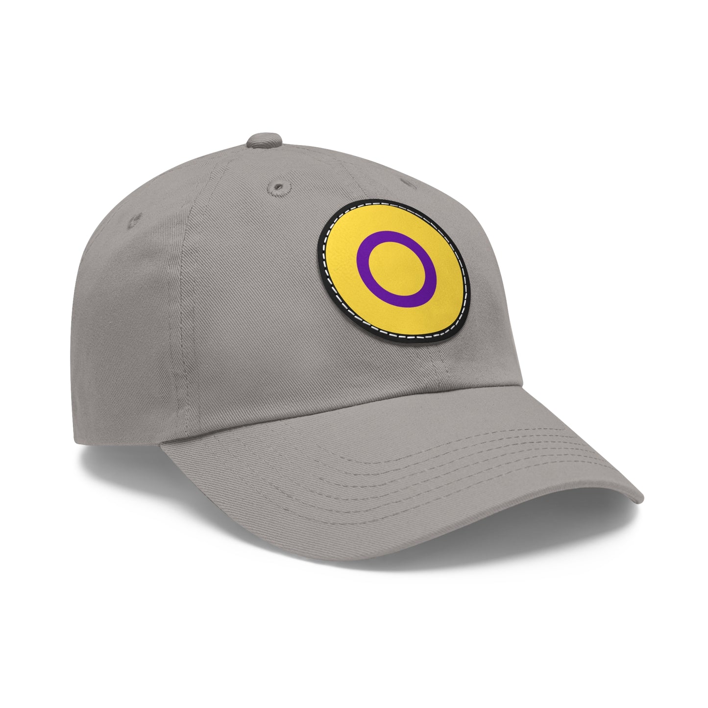 Intersex Pride Hat with Round Patch 706269022366628626_2048