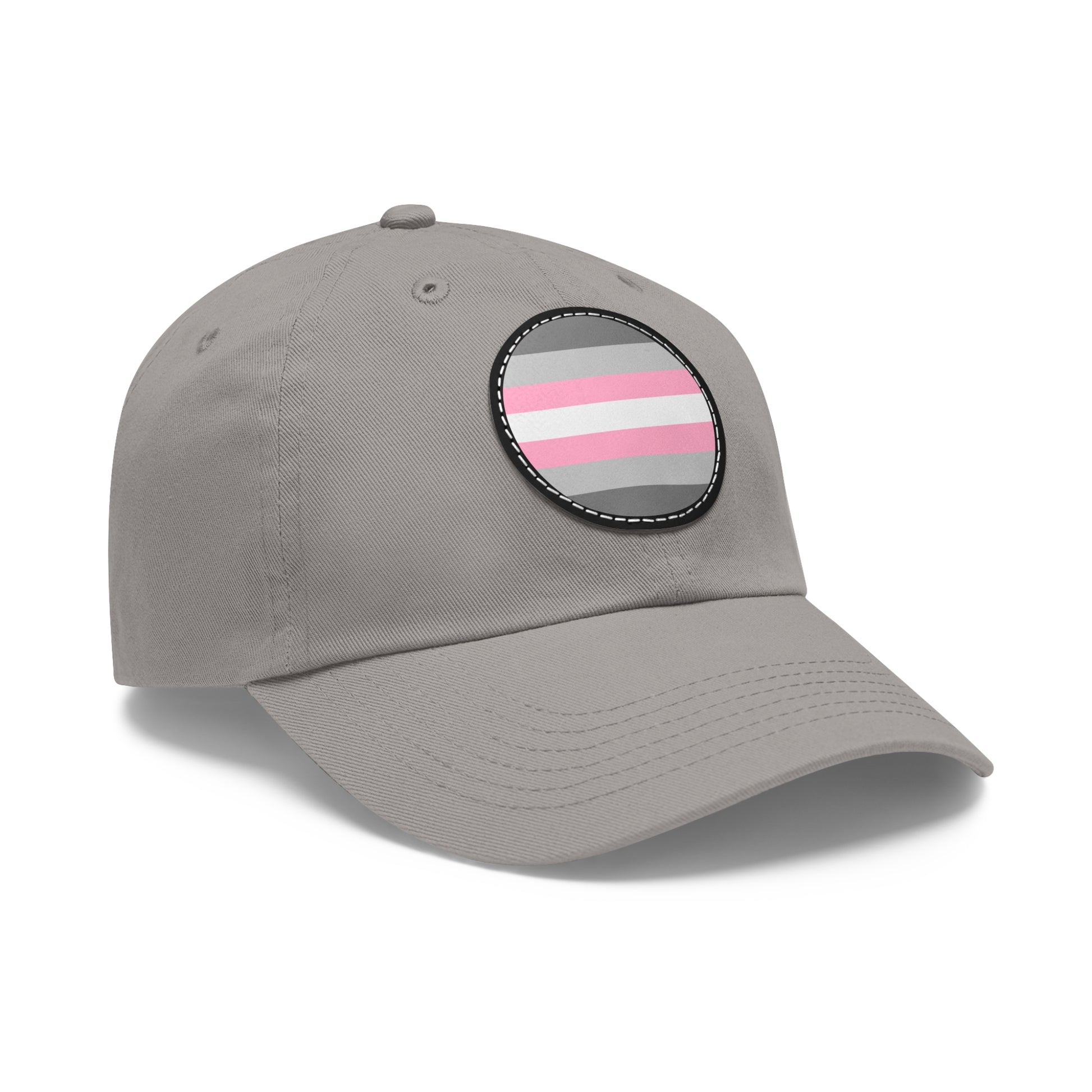 Demigirl Pride Hat with Round Patch 7457604166754670041_2048