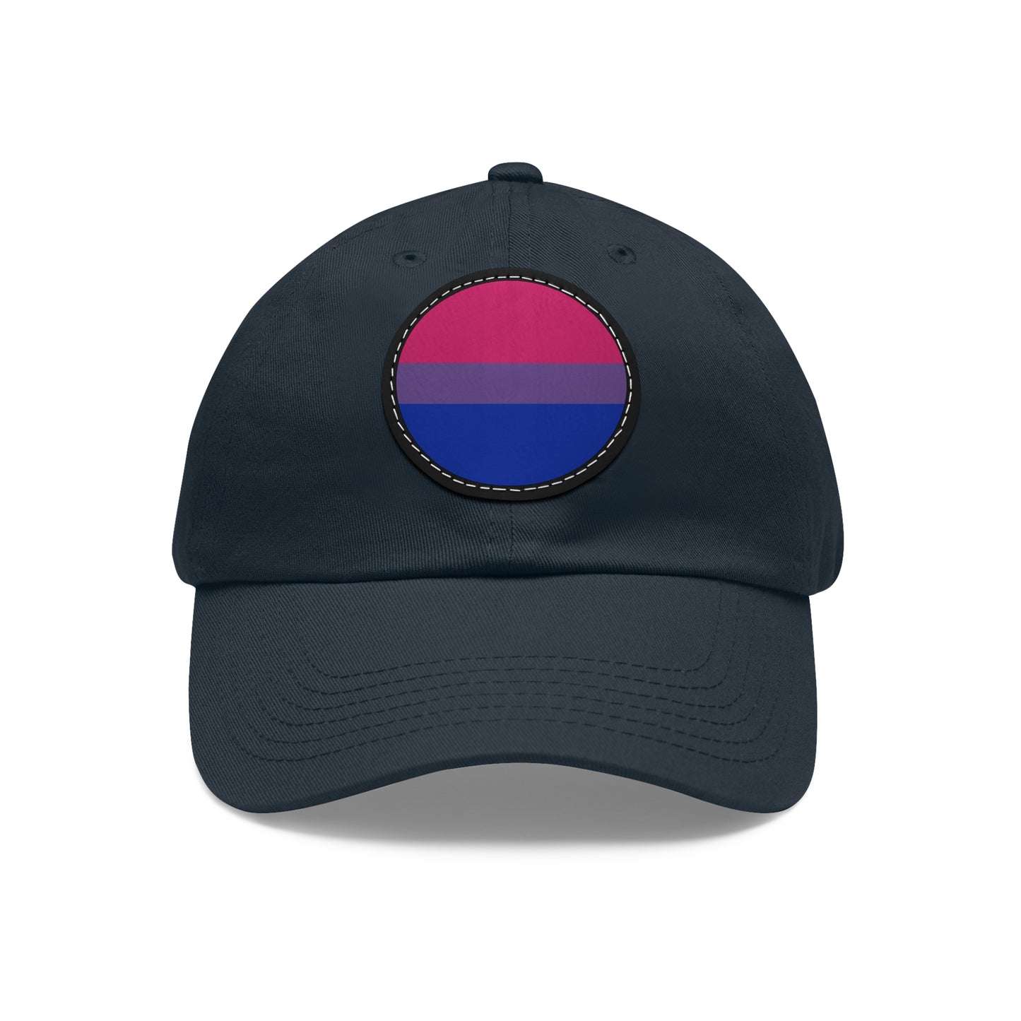 Bisexual Bi Pride Hat with Round Patch Navy Black patch Bisexual One size 7713072314137495218_2048