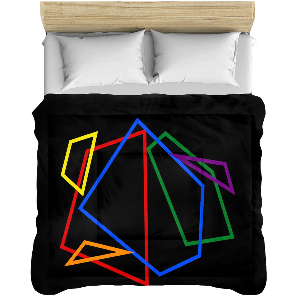 LGBTQ Pride Bedspread Comforter - Geo (4 Sizes Available) 88x104 inch - King Size Pride 7c03d261dca451caa02a05600f687b99