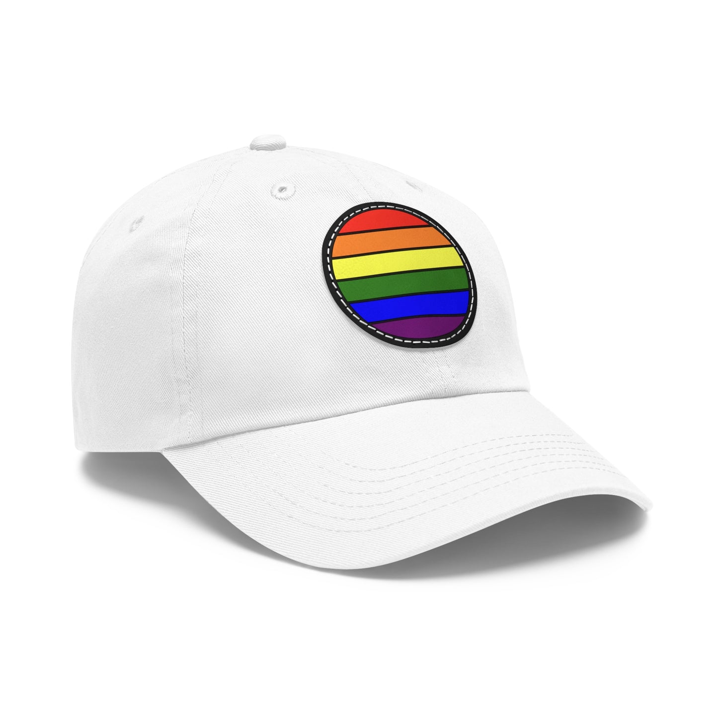 LGBTQ Pride Hat with Round Patch 800451045749029946_2048