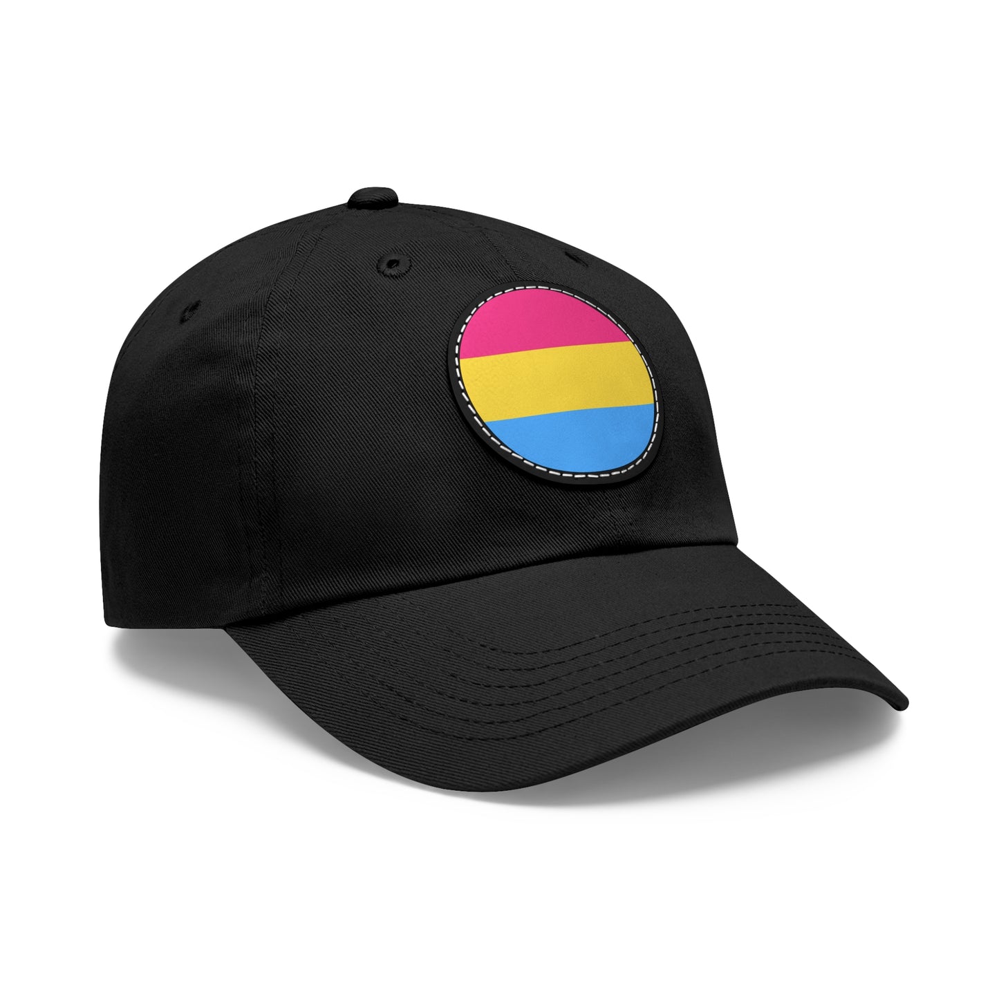 Pansexual Pan Pride Hat with Round Patch 8506882960470327018_2048